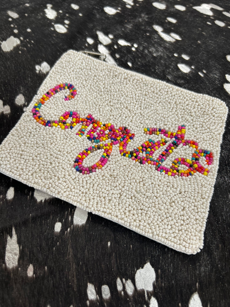Congrats Beaded Pouch
