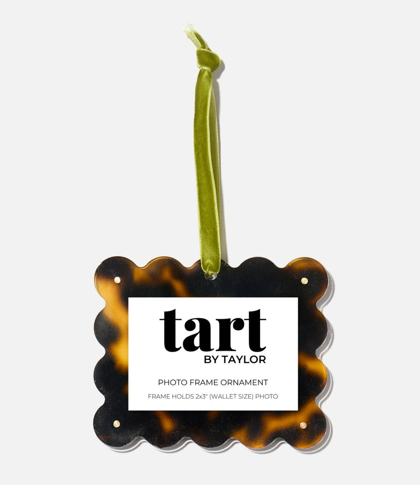 Tortoise Print Frame Ornament