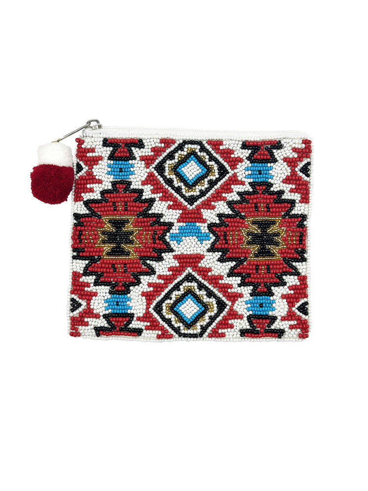 Western Beaded Pouch