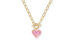 Ari Heart Enamel Necklace