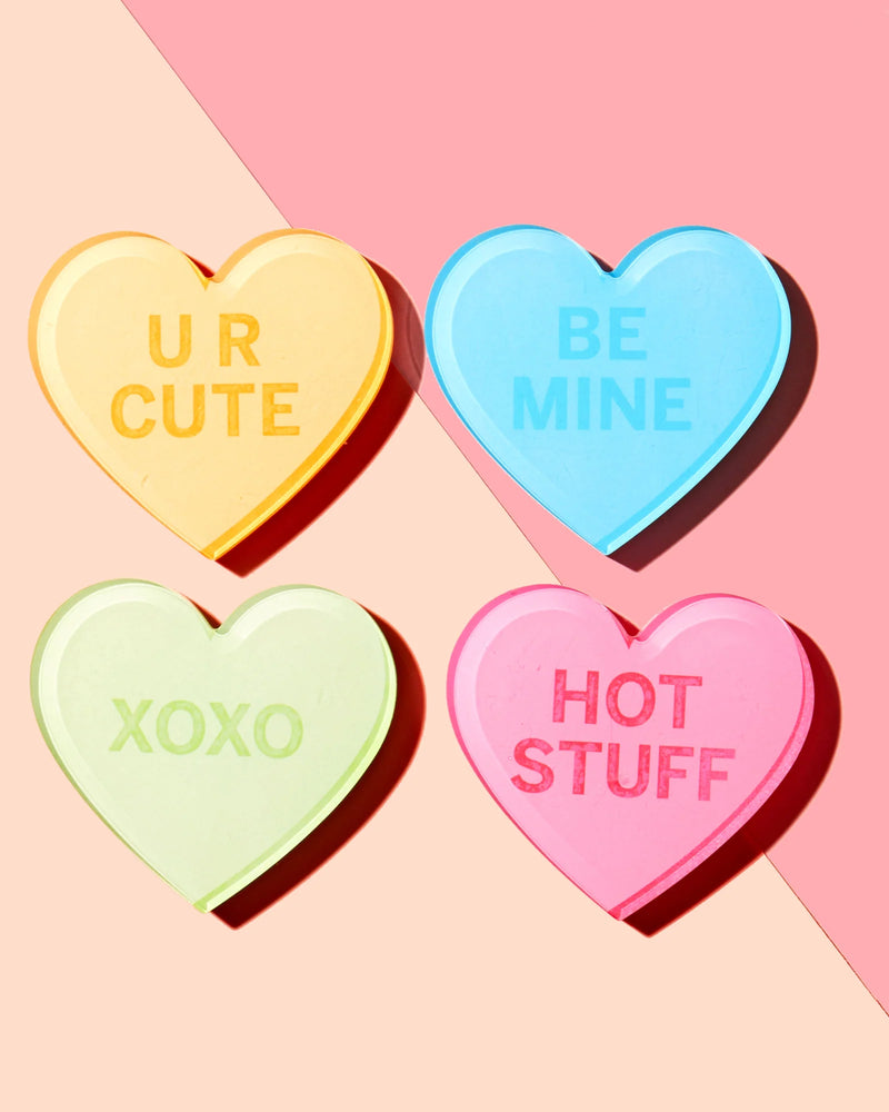 Conversation Heart Coaster