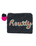 Rowdy Beaded Pouch