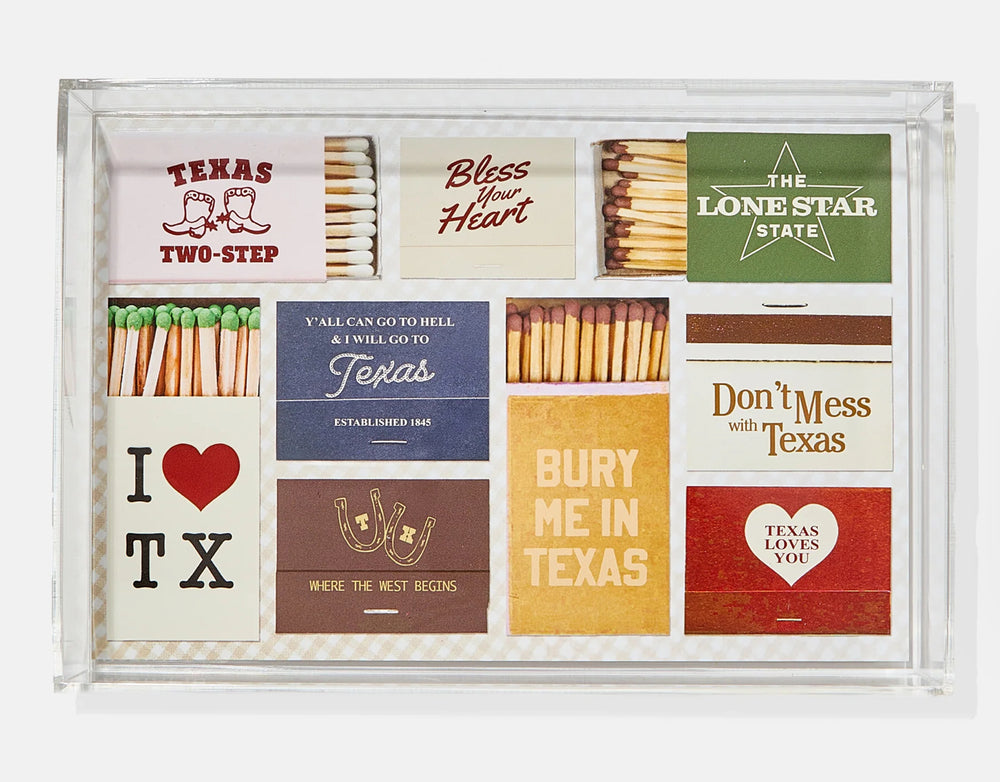 Texas Matchbook Small Tray
