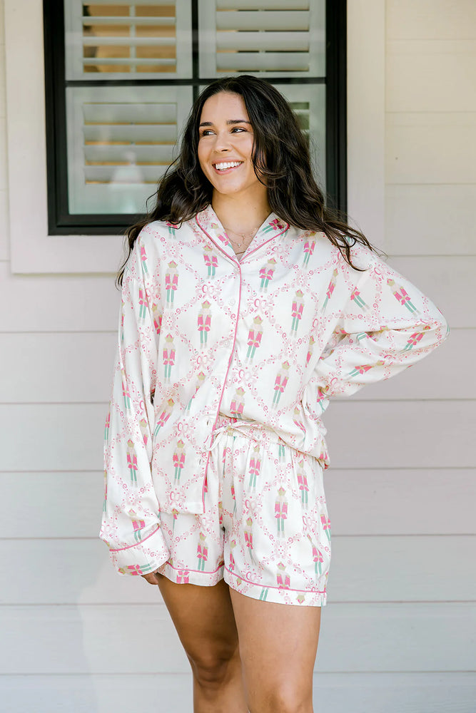 Pink Nutcracker Pajama Set