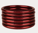 Merlot All Weather Bangles (Set of 6)- Serenity Prayer