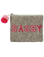SASSY Beaded Pouch