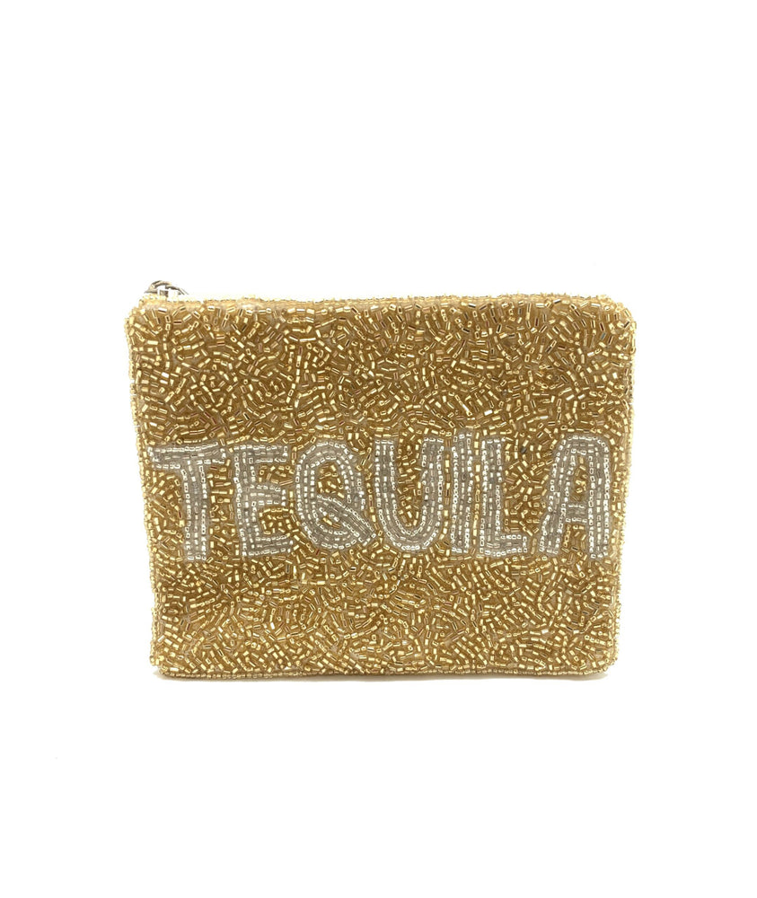 TEQUILA  Beaded Pouch