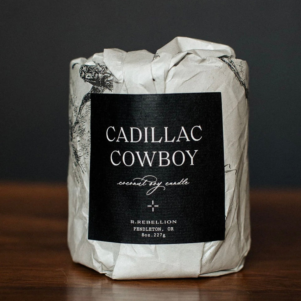 Cadillac Cowboy Candle